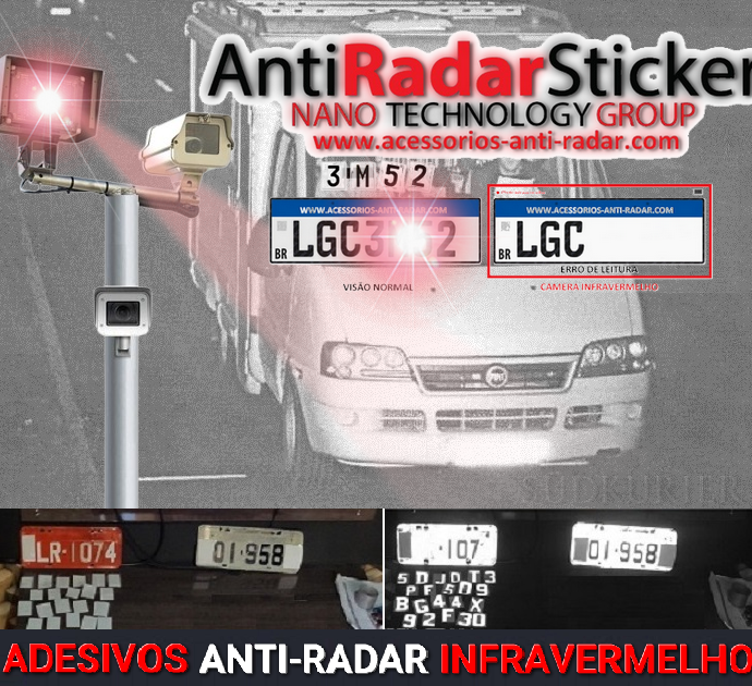01 Adesivo Infravermelho Anti-Radar (Teste)