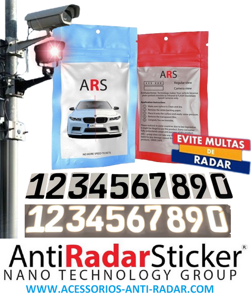 01 Adesivo Infravermelho Anti-Radar (Teste)